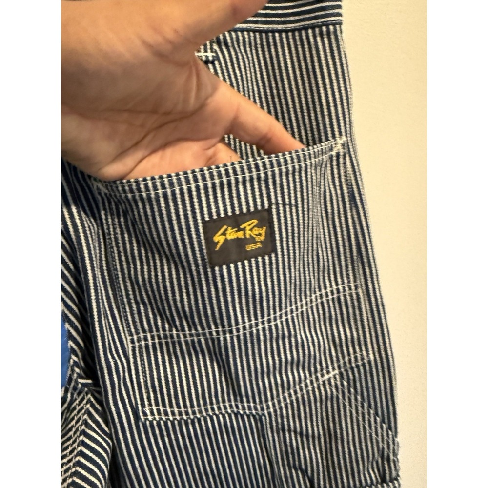 Stan Ray USA RARE 50th Anniversary Straight Painter Pant Hickory Stripe Medium - Picture 8 of 15